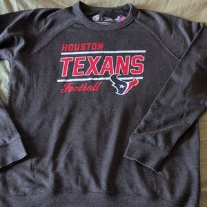 NFL Gray Crewneck Sweater Houston Texans